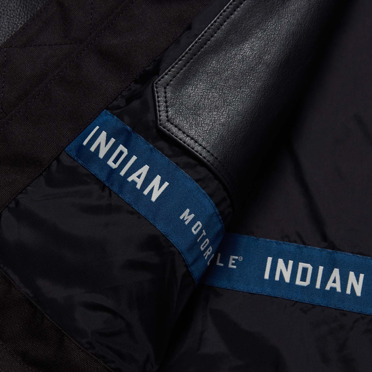 Men's Cafe Leather Jacket, Black | Indian Motorcycle