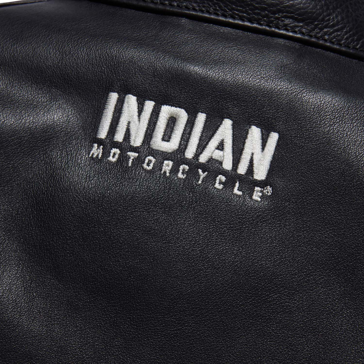 Men's Cafe Leather Jacket, Black | Indian Motorcycle