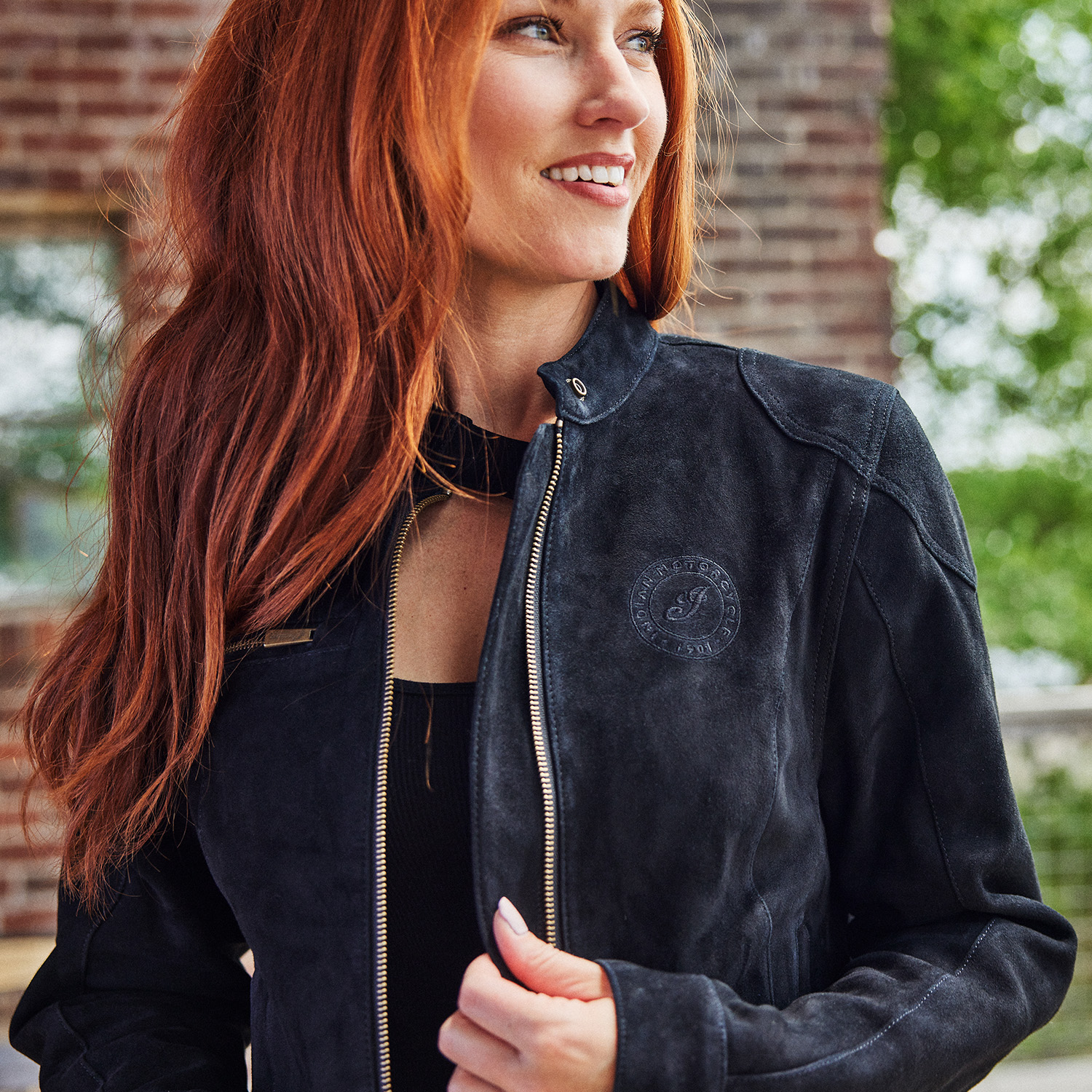Women's Cleveland Suede Jacket, Black | Indian Motorcycle