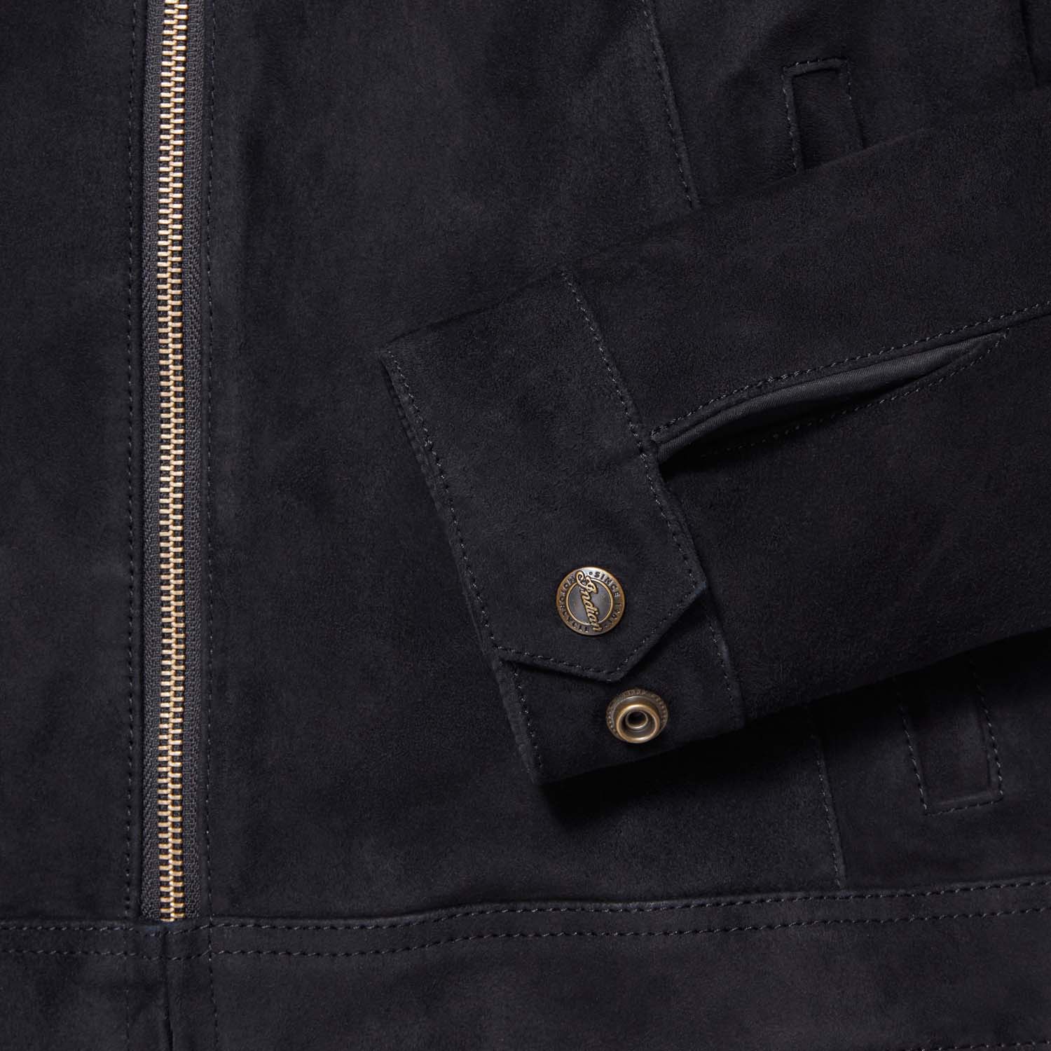 Pre-owned Polaris Women's Cleveland Suede Jacket, Black