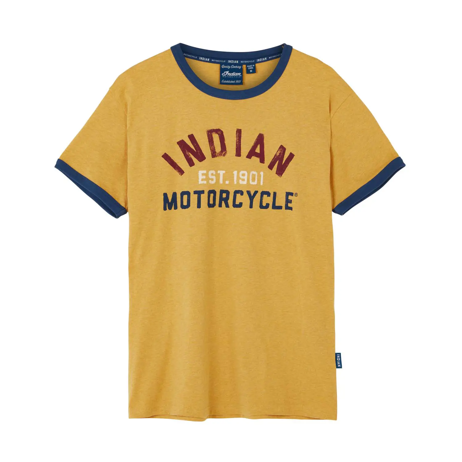 1901 Vintage Indian Motorcycle Ringer Tee 1901 Vintage Indian Motorcycle Ringer Tee
