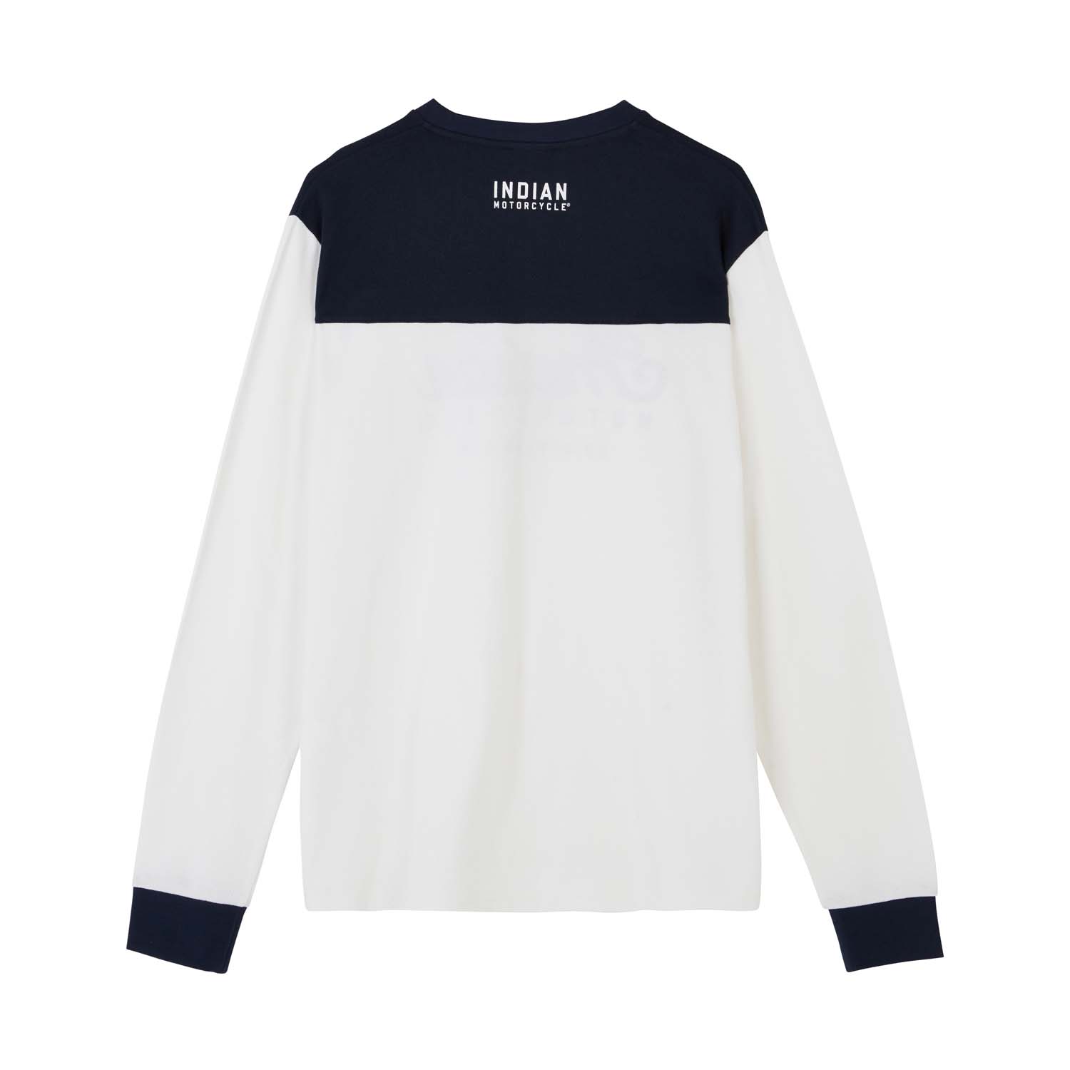 Men's Cotton Mesh Colorblock Long Sleeve T-Shirt, White Men's Cotton Mesh Colorblock Long Sleeve T-Shirt, White