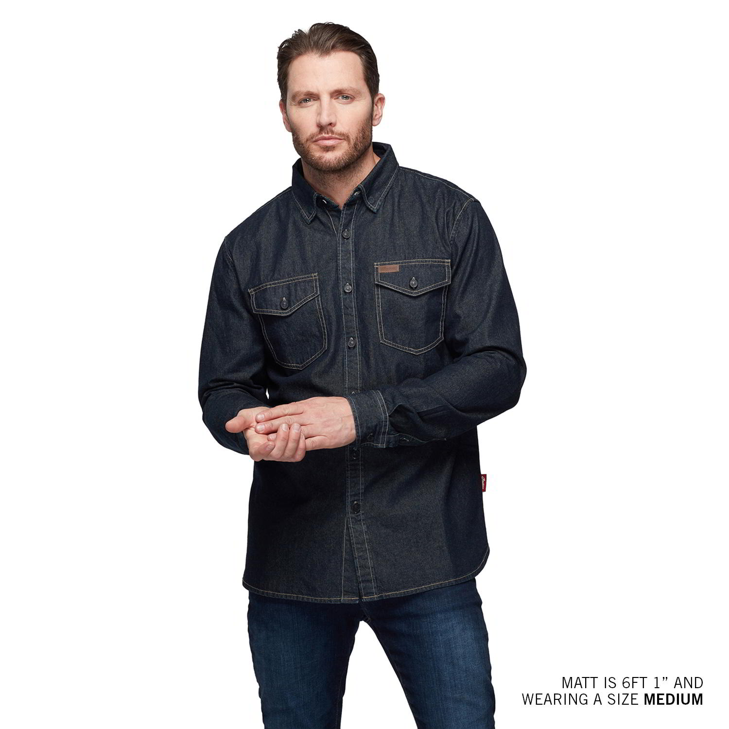 Men's Heritage Denim Shirt, Navy | Indian Motorcycle