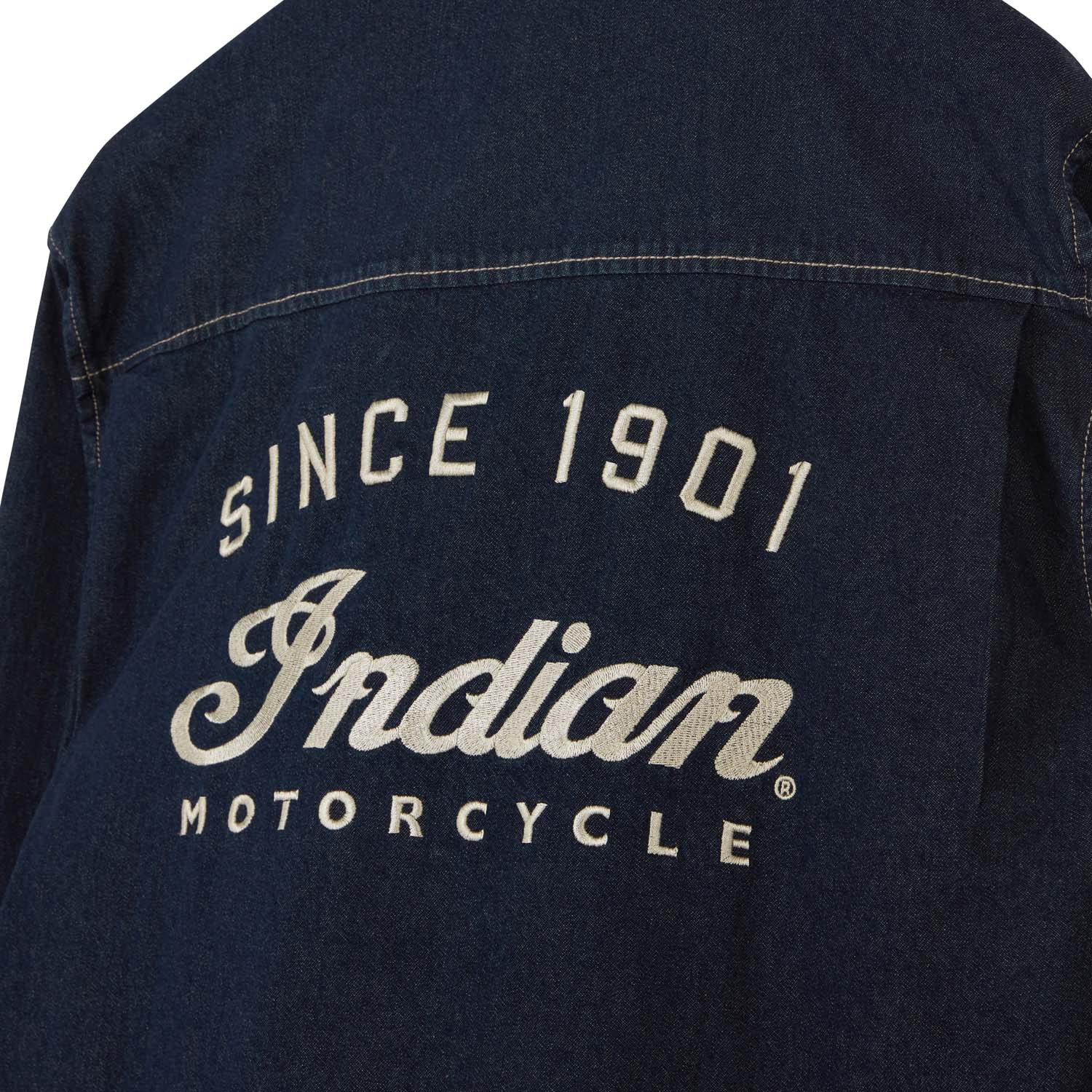 Men's Heritage Denim Shirt, Navy | Indian Motorcycle