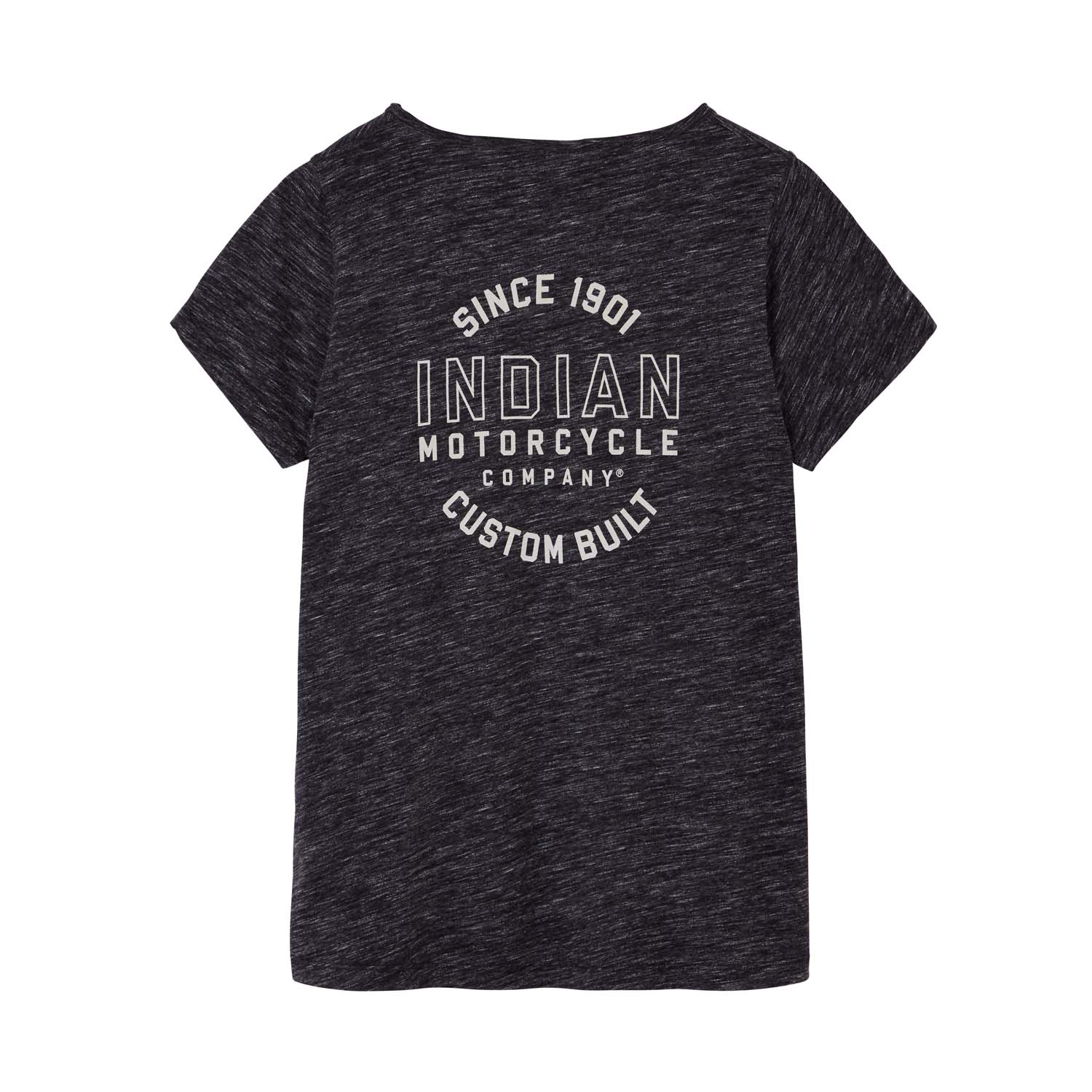 Women's Notch Neck Custom Built T-Shirt, Gray | Indian