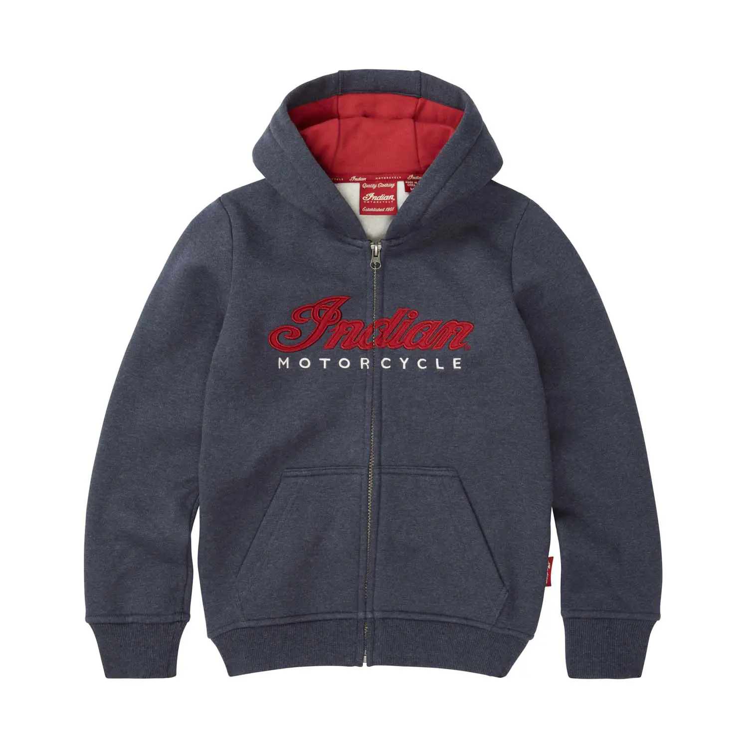 1901 Vintage Indian Motorcycle Pullover Hoodie