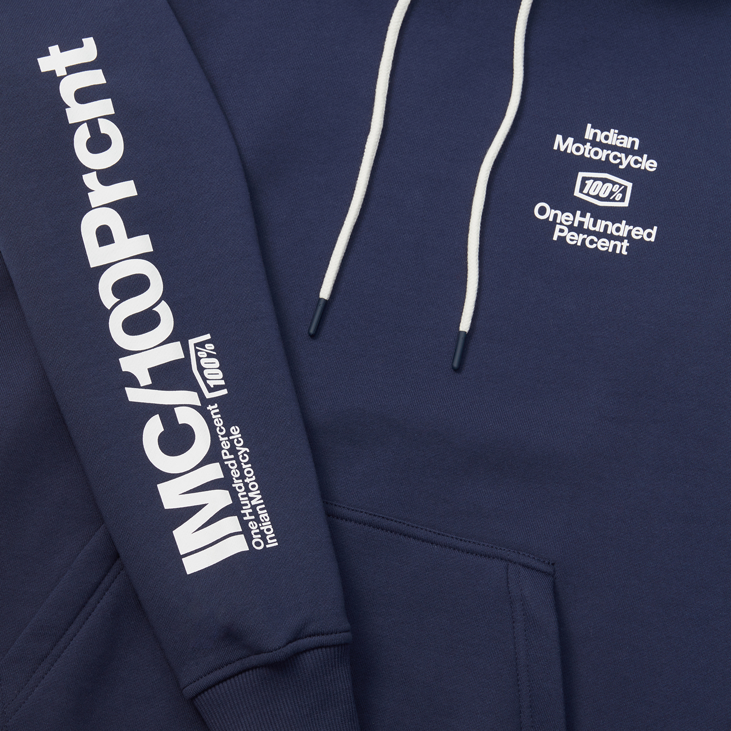 Women's IMC X 100% Hoodie, Navy | Indian Motorcycle Women's IMC X 100% Hoodie, Navy | Indian Motorcycle