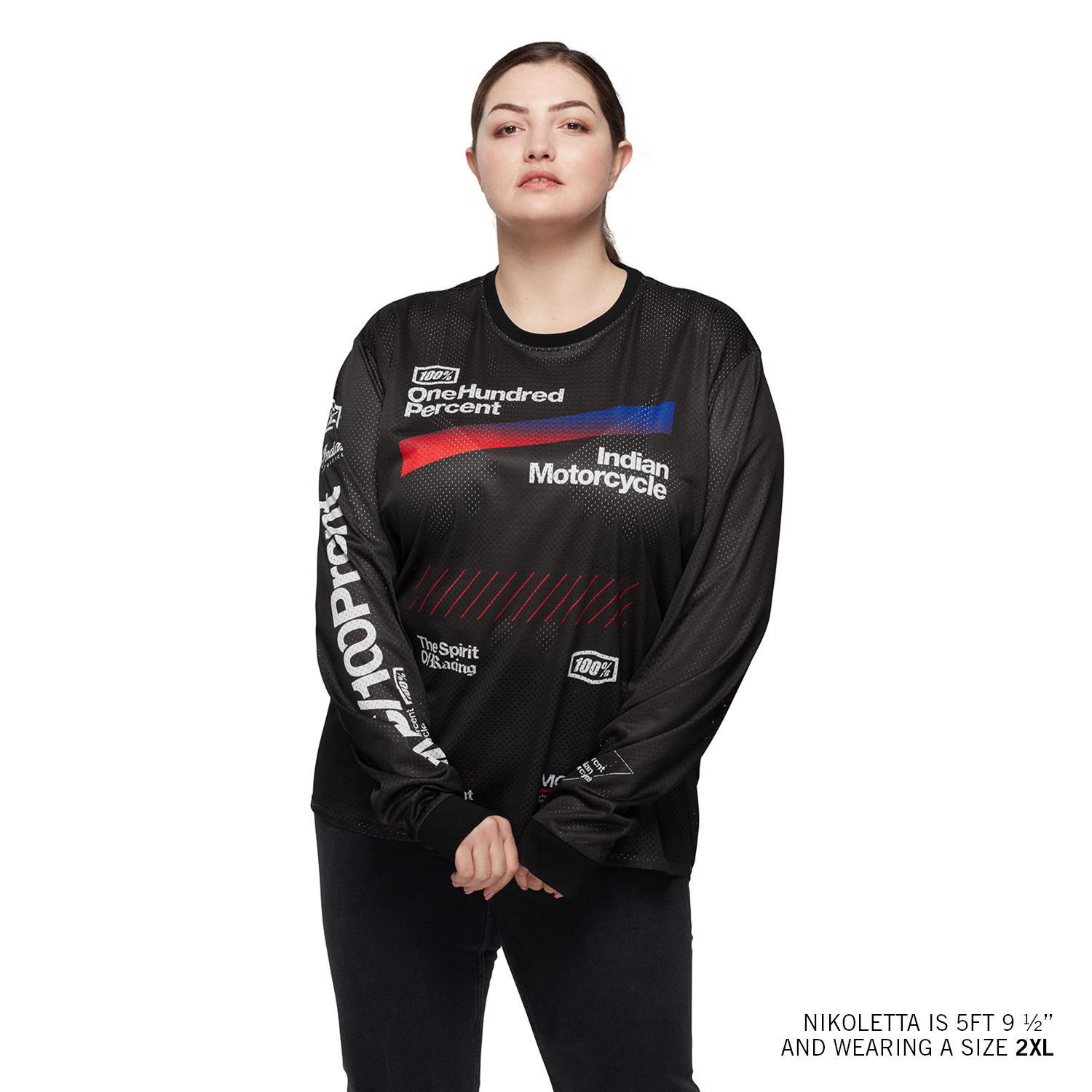Unisex IMC X 100% Jersey, Black | Indian Motorcycle