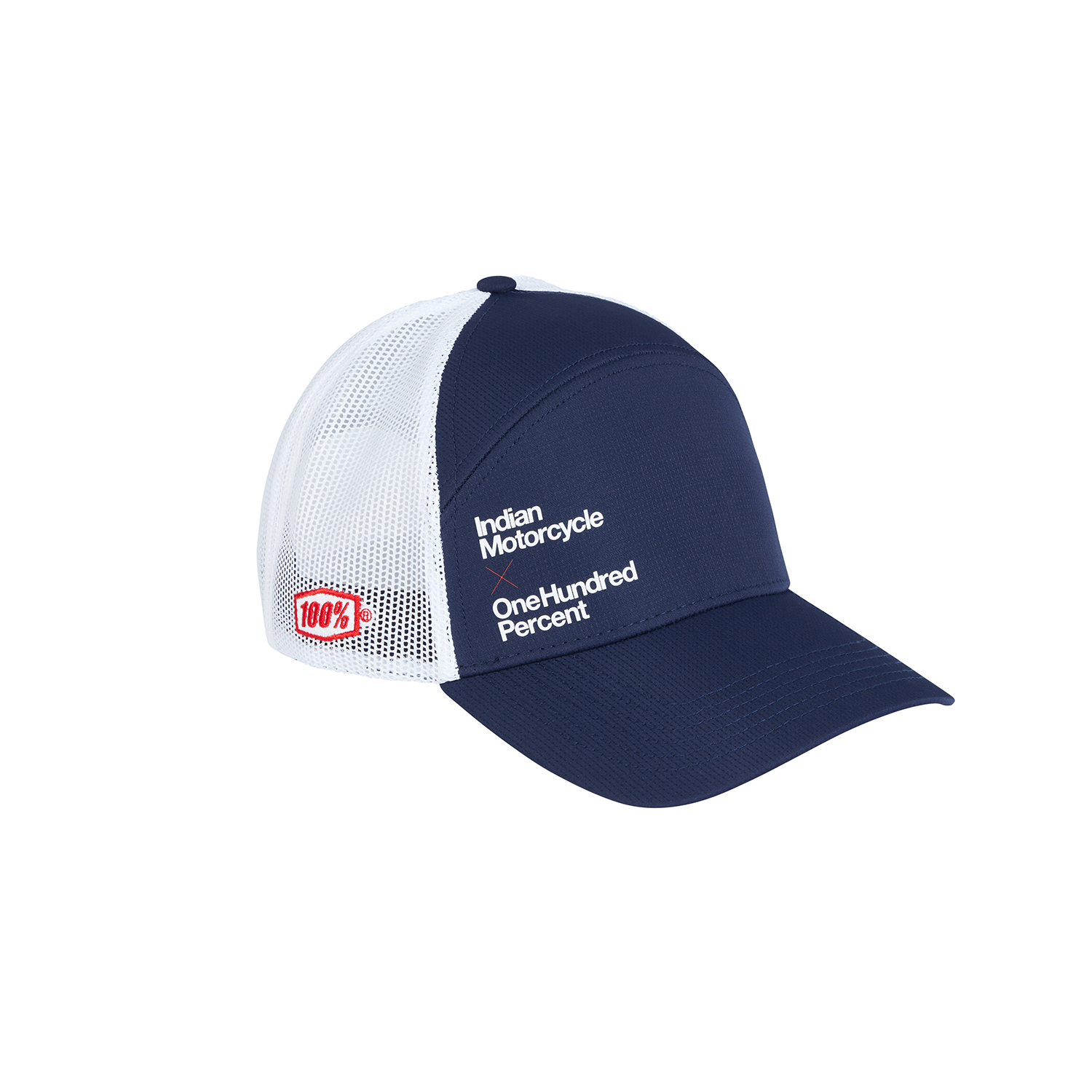 IMC X 100% Trucker Cap, Navy | Indian Motorcycle