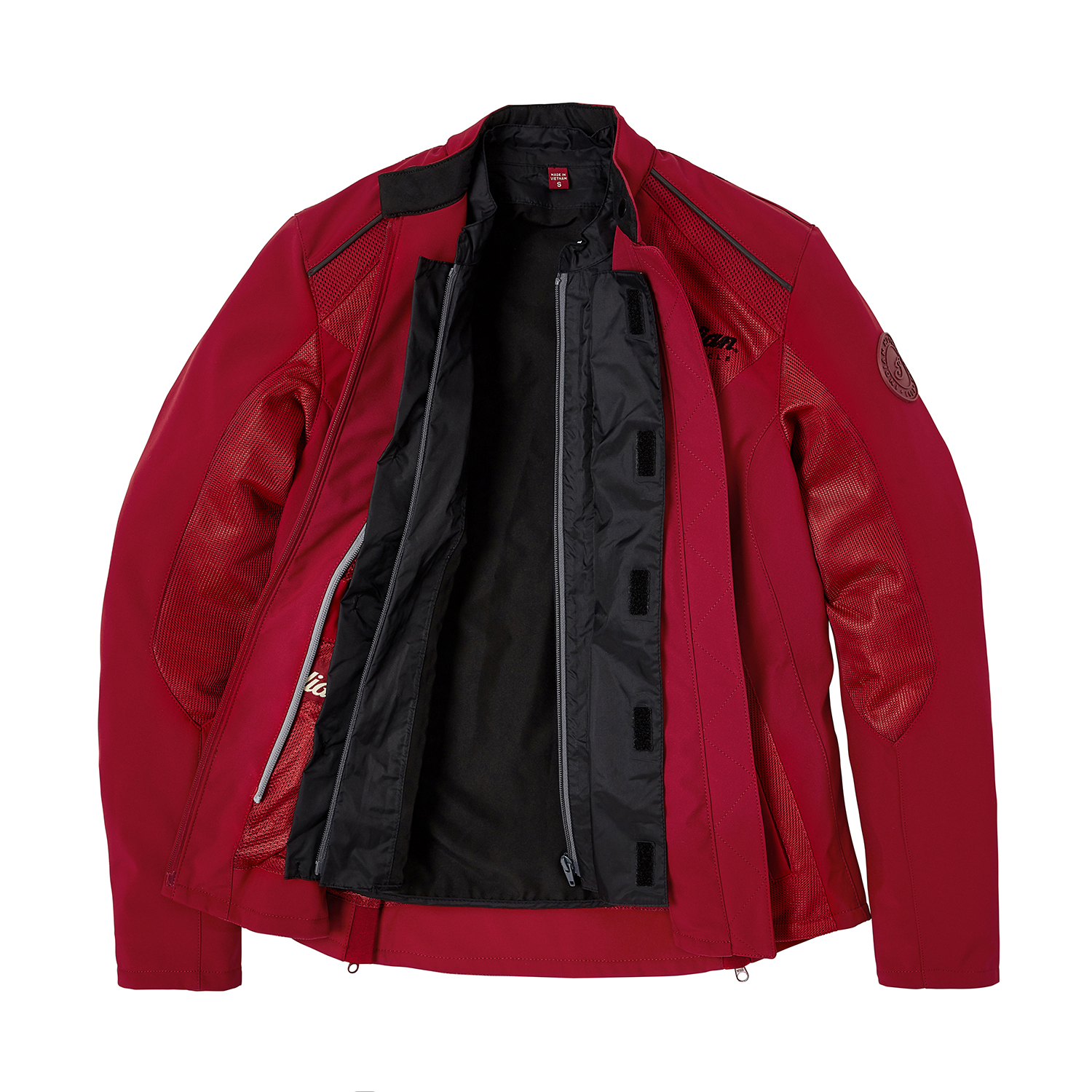 Women's Austin Mesh Jacket, Red | Indian Motorcycle Women's Austin Mesh Jacket, Red | Indian Motorcycle