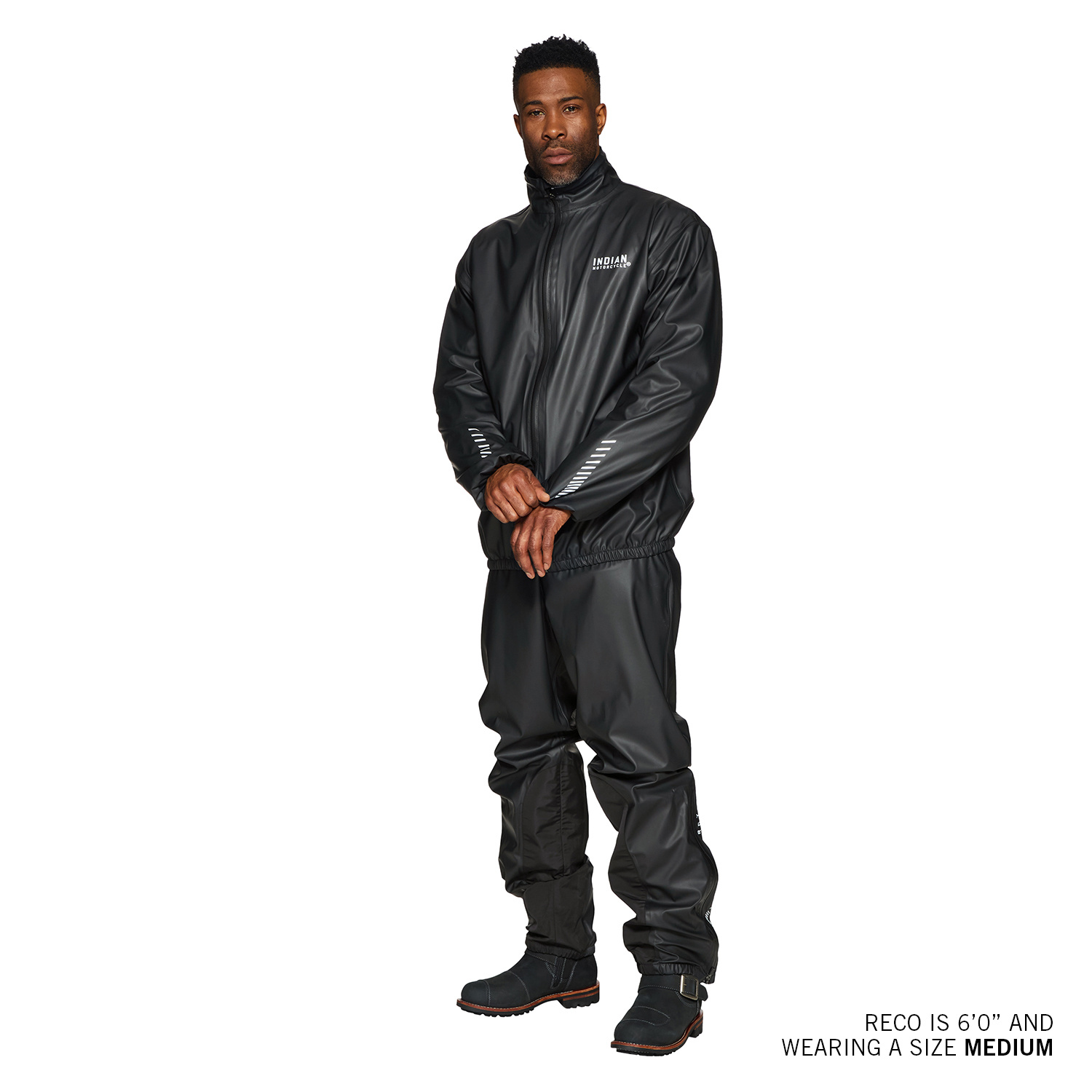 Unisex Rain Suit Bottom, Black | Indian Motorcycle