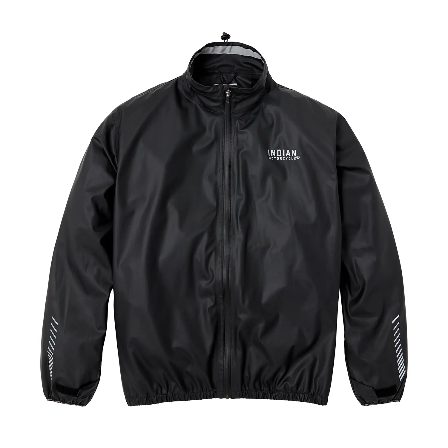 Unisex Rain Suit Jacket, Black Indian Motorcycle