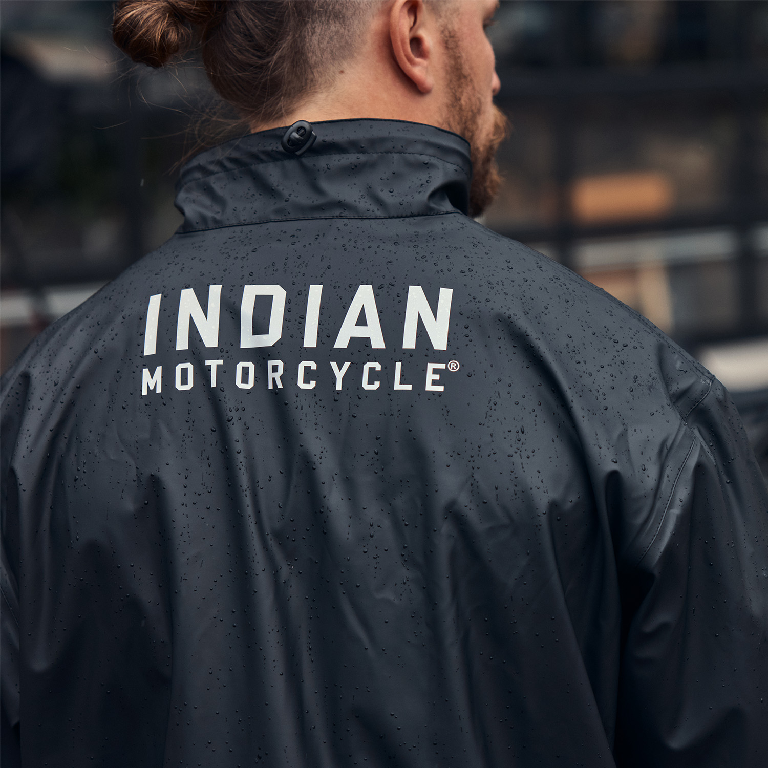 Unisex Rain Suit Jacket, Black | Indian Motorcycle