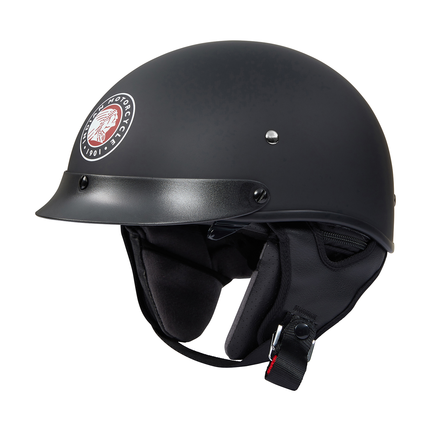 cheap motorcycle half helmets for sale Yesmotor Low Profile Helmet-DOT Approved (Matte Black,L) Slim Line Design Offering A Sleek ILM Open Face Motorcycle 3/4