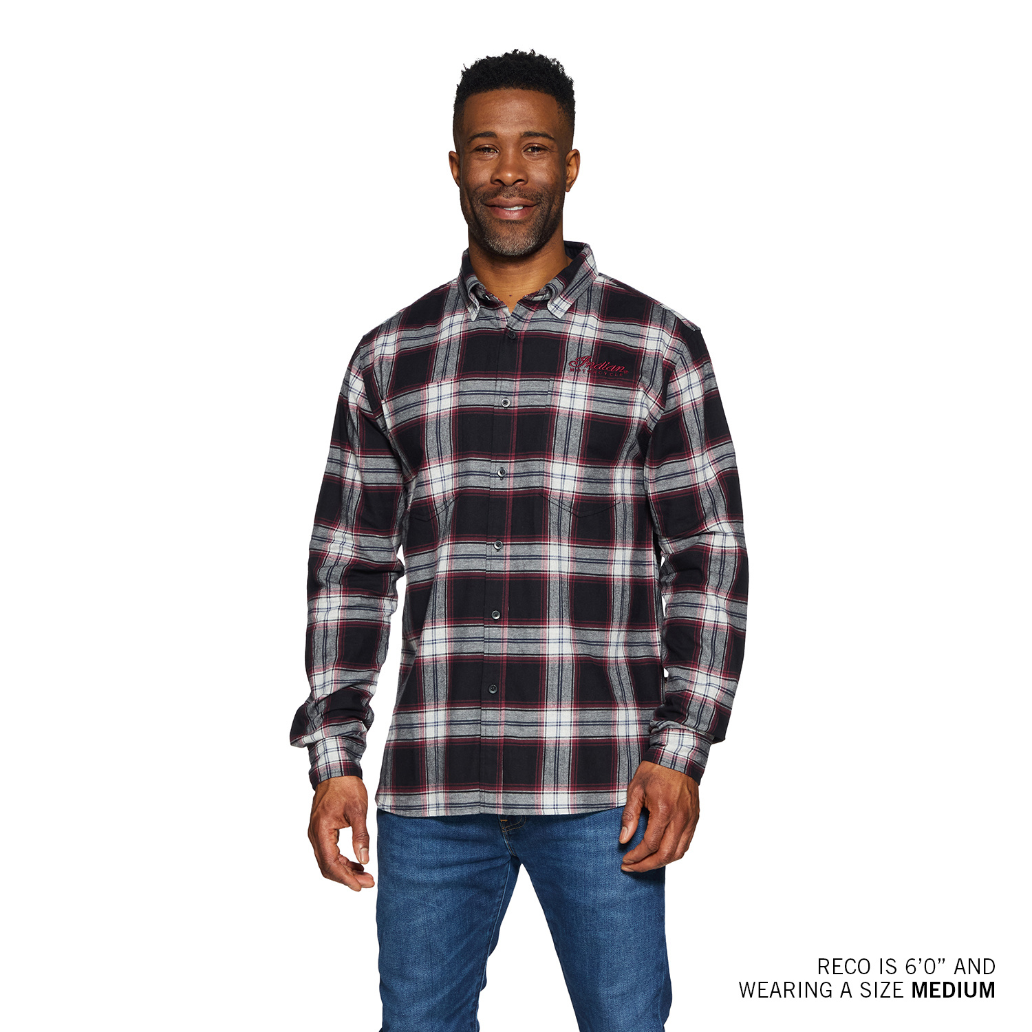 r*様 LATENCY 15RECORDS, 15STORIES Tシャツ　川谷 Men's Memphis Plaid Shirt, Red | Indian Motorcycle