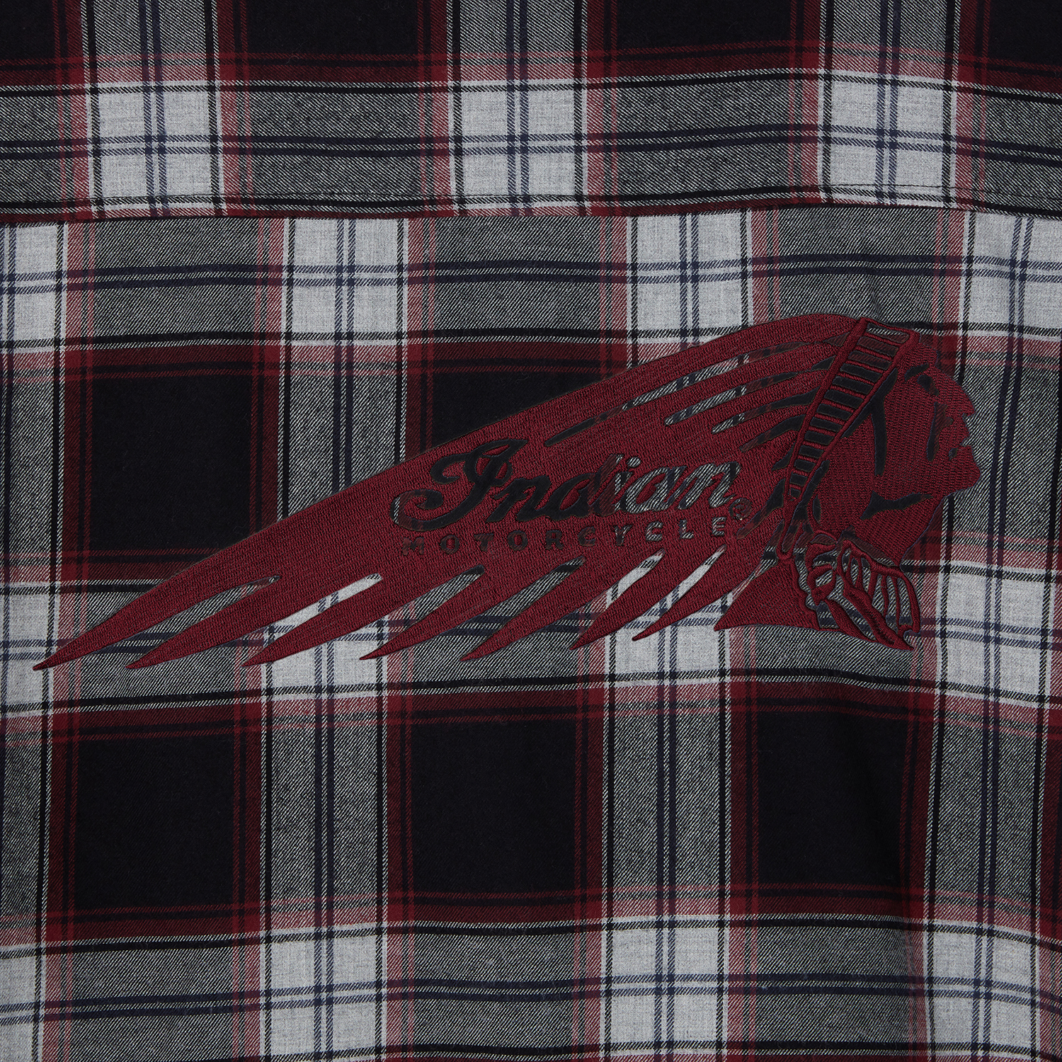 Men's Memphis Plaid Shirt, Red | Indian Motorcycle