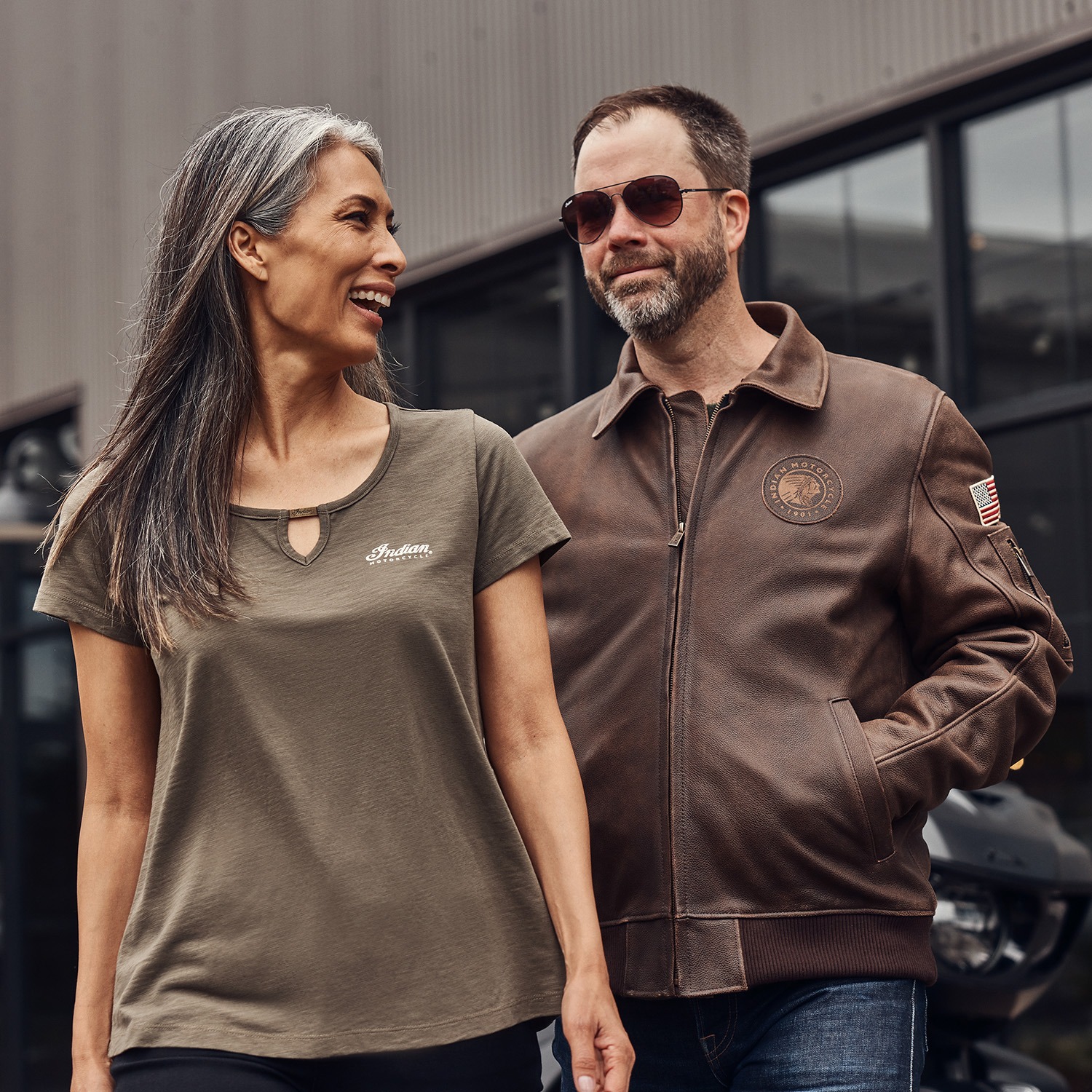 Men's Flying Jacket, Brown | Indian Motorcycle