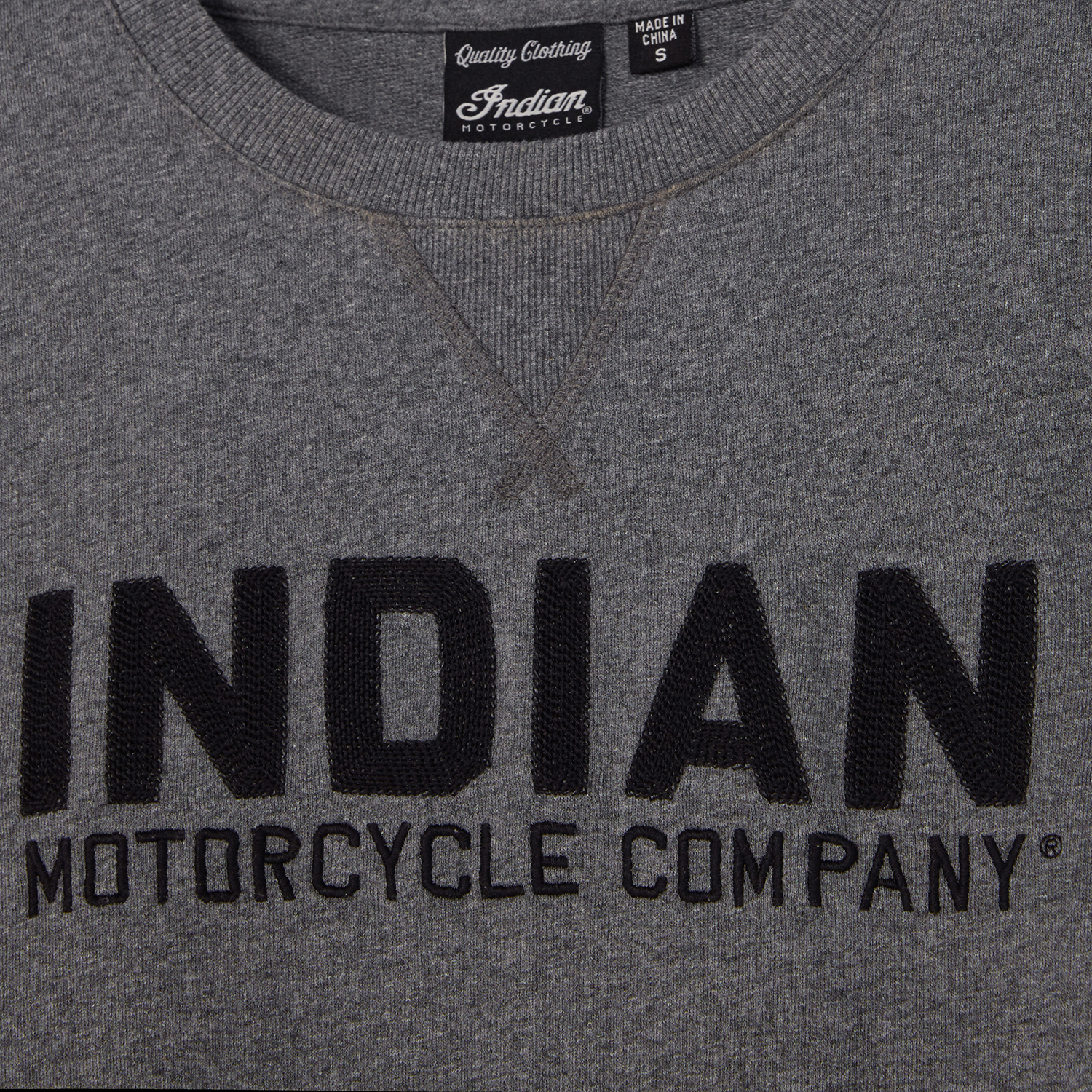 Women's Chainstitch Embroidery Longsleeve T-Shirt, Gray | Indian