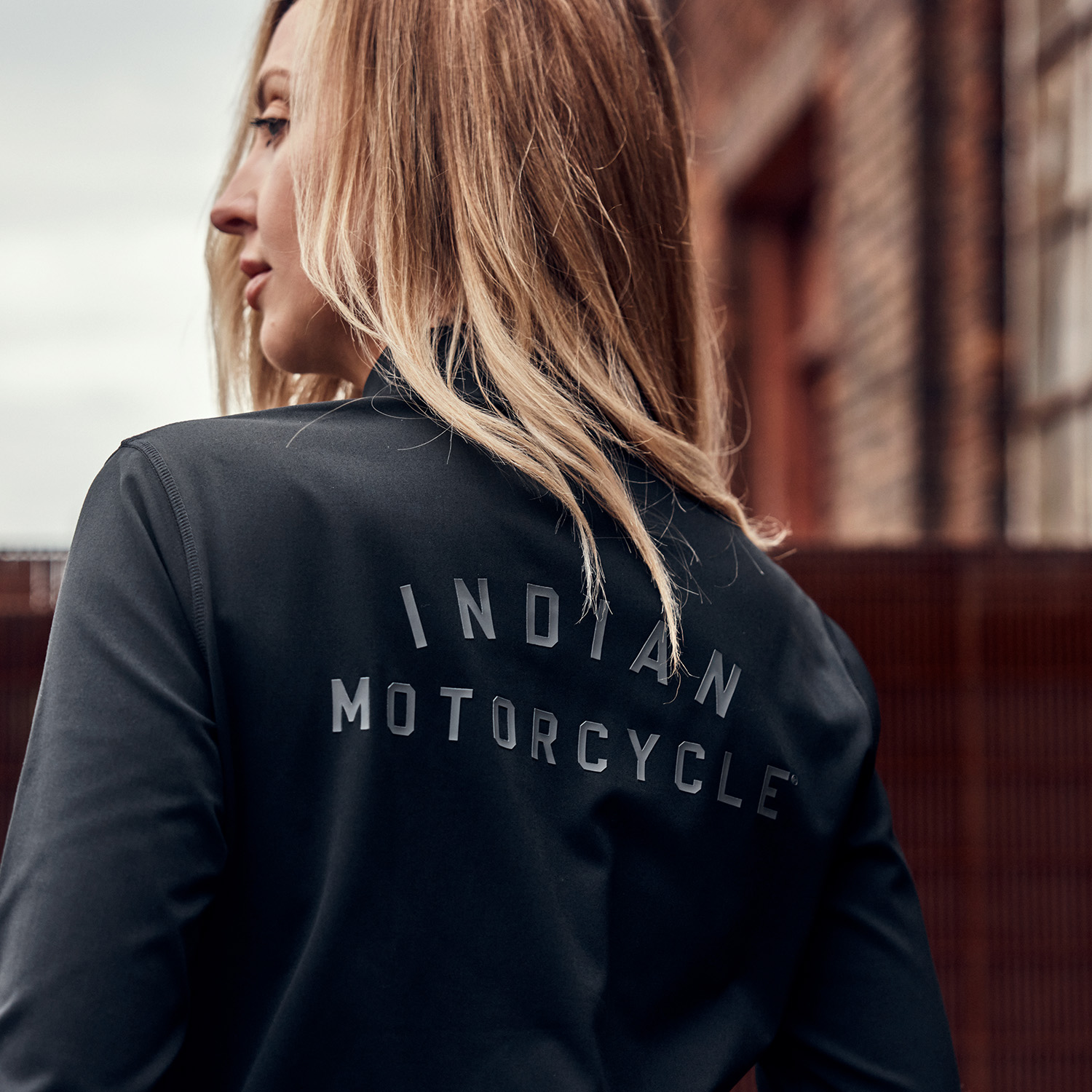 Women's Quarter Zip Performance Top, Black | Indian Motorcycle Women's Quarter Zip Performance Top, Black | Indian Motorcycle