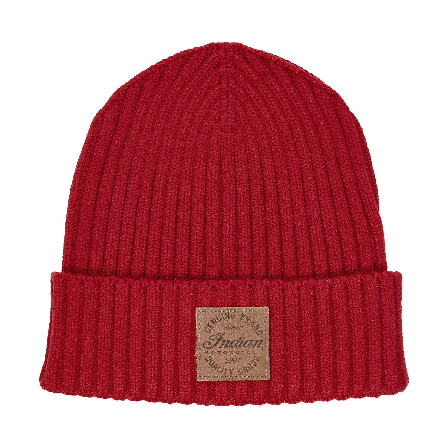 Vintage 1901 Red Brown Indian Motorcycle Knit Cap