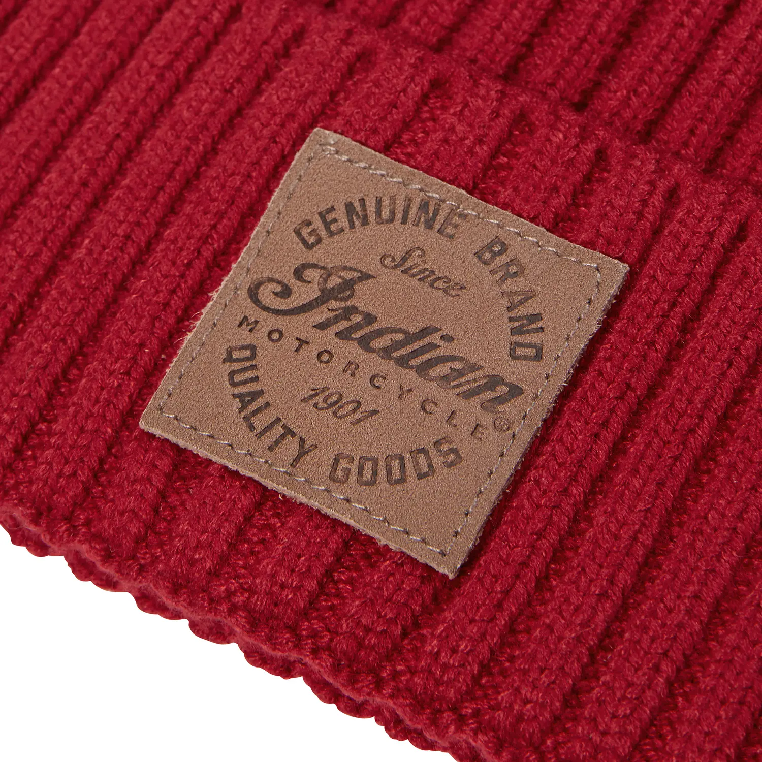 Vintage 1901 Red Brown Indian Motorcycle Knit Cap Vintage 1901 Red Brown Indian Motorcycle Knit Cap