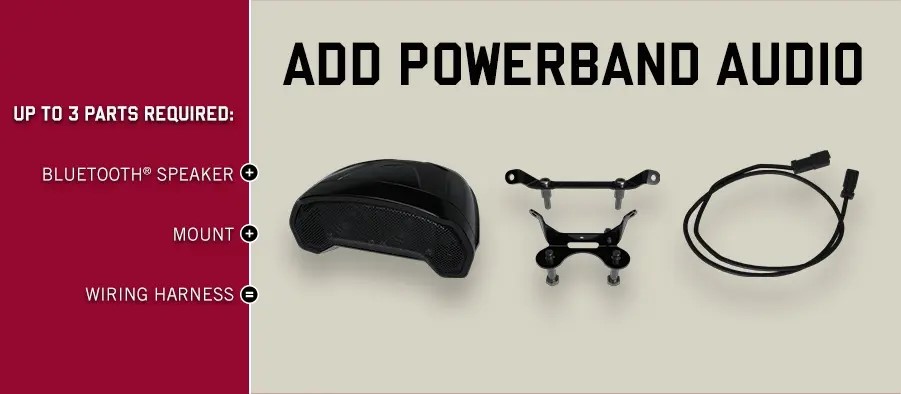 【まーたん 専用】 PowerBand Audio Bluetooth® Speaker Quarter Fairing Mount