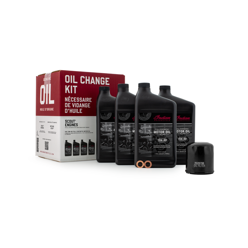 Scout Oil Change Kit, Fits Scout Engines, 2880191, 4 Quarts of