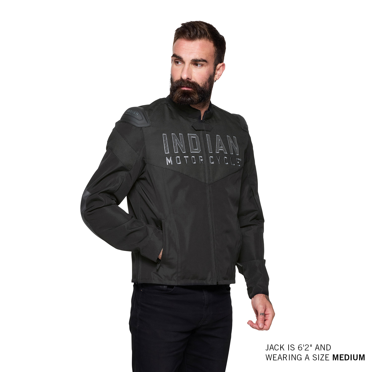 Men's Rainier Jacket, Black | Indian Motorcycle