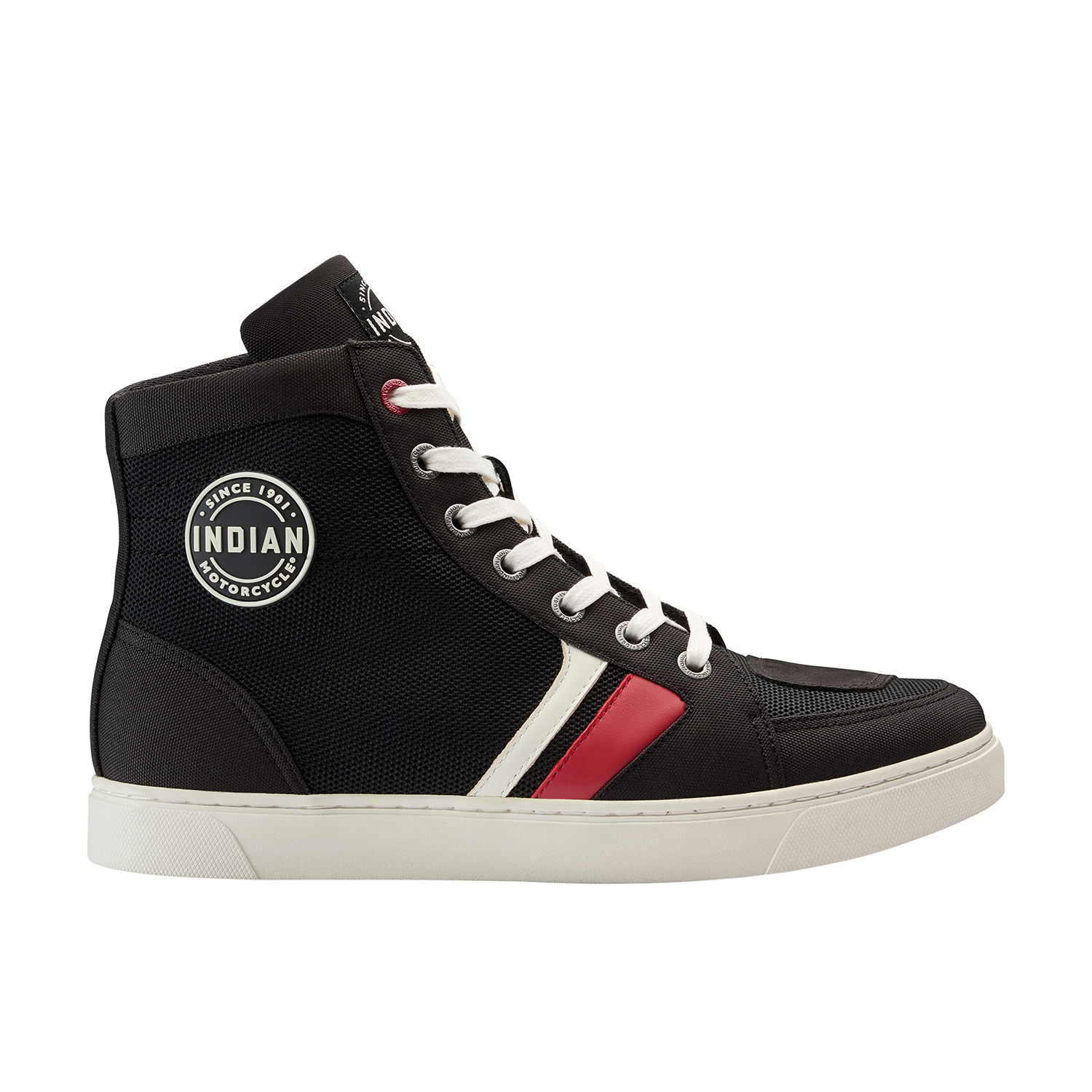 Zapatillas de Malla Milestone para Hombre, Negro | Indian