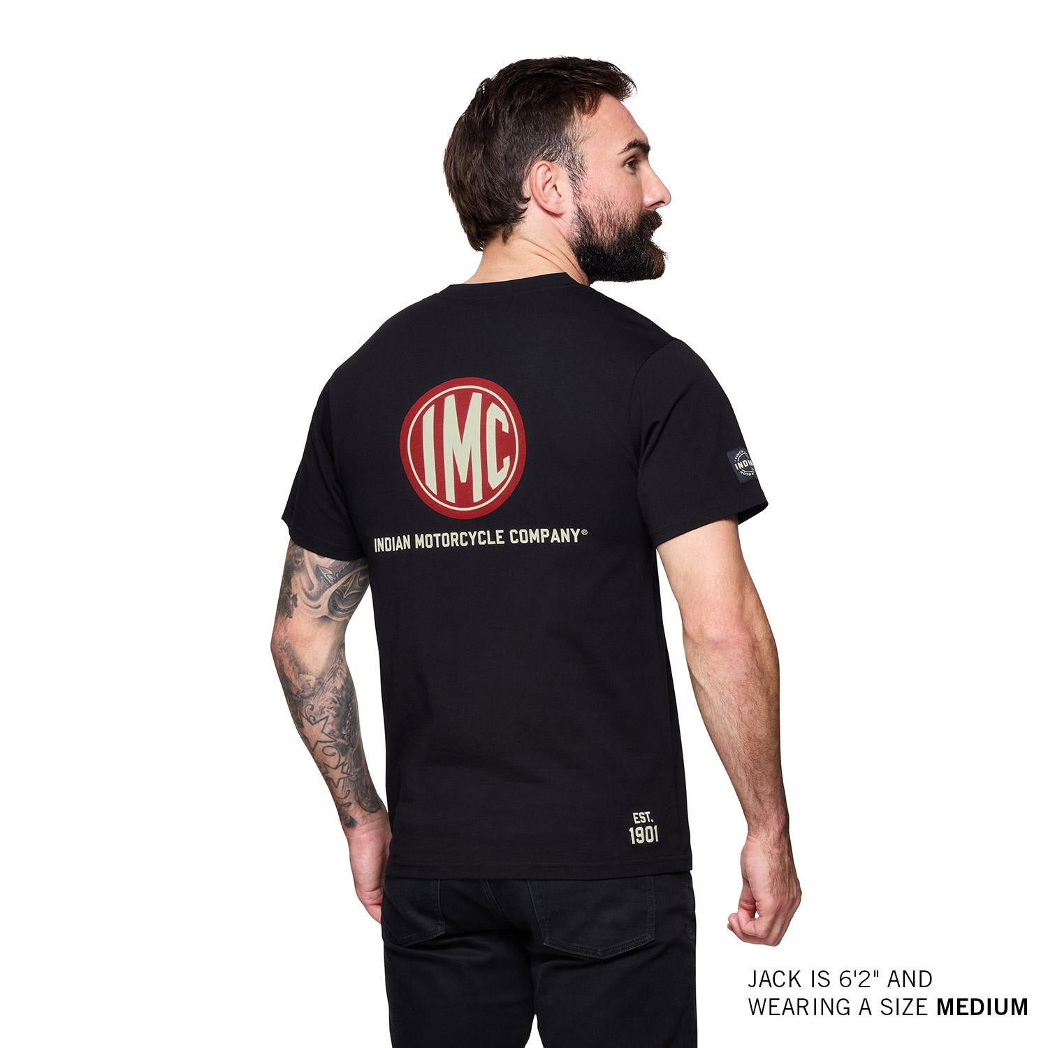 Men's IMC Circle Icon T-Shirt, Black | Indian Motorcycle