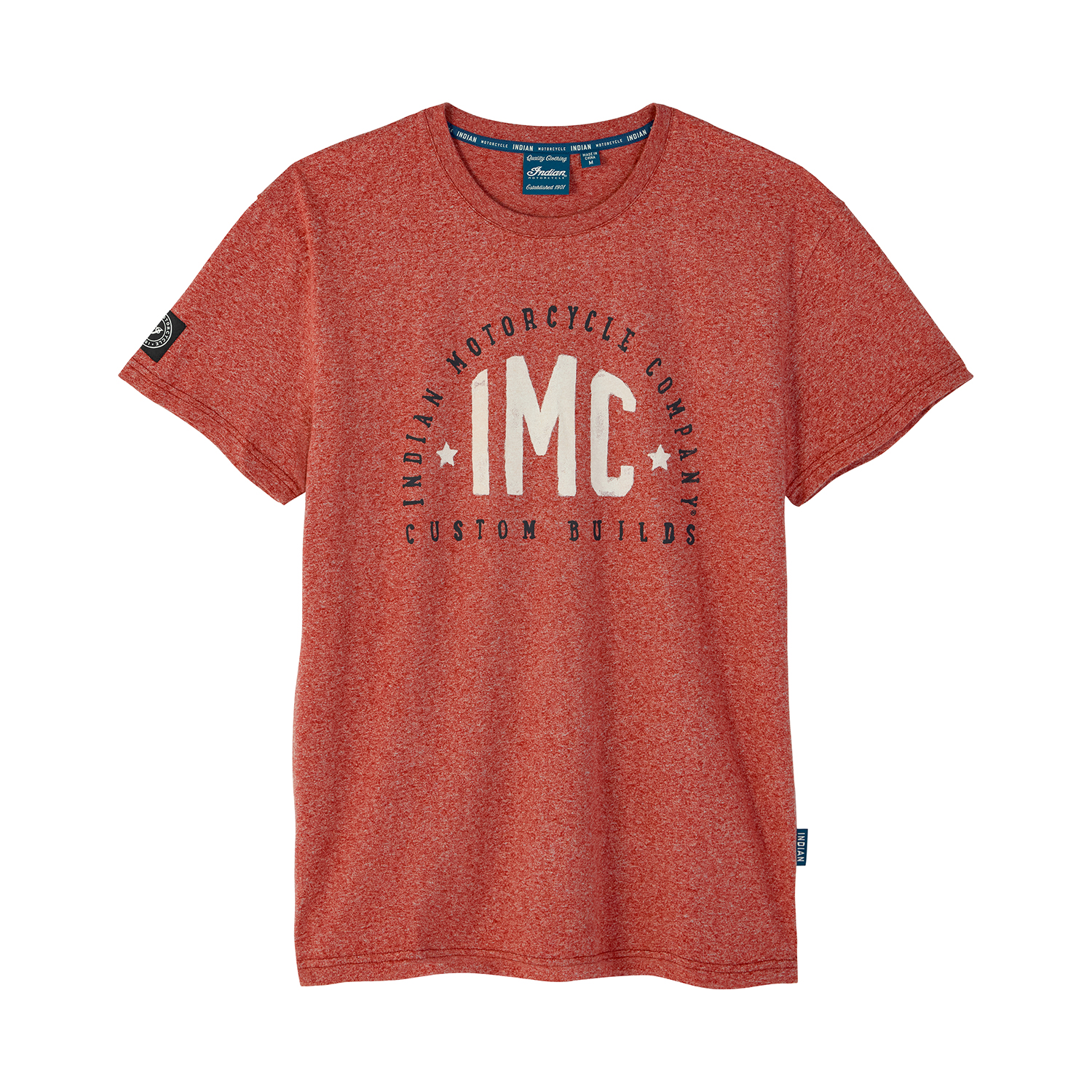 Indian Motorcycle Kontrast T-Shirt Für Herren – Made In Germany