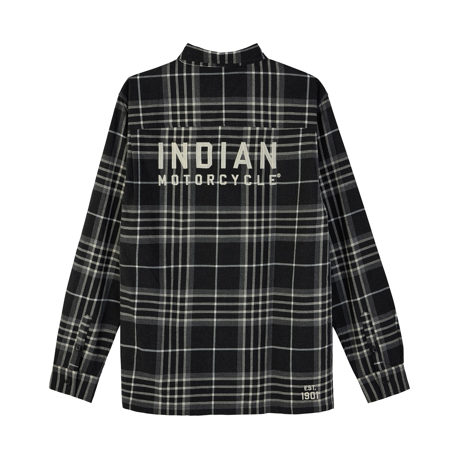 Men's San Antonio Plaid Shirt, Black | Indian Motorcycle