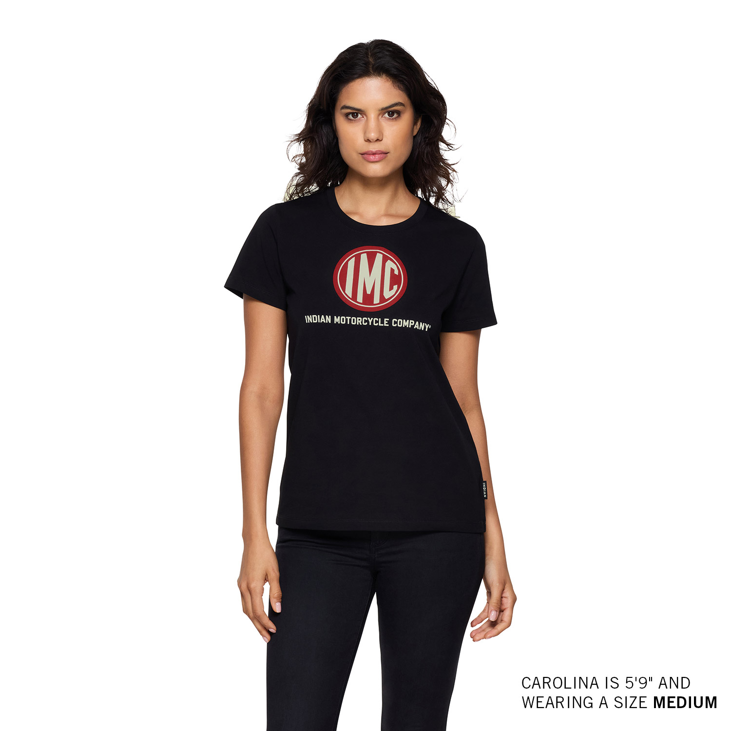 Women's IMC Circle Icon T-Shirt, Black | Indian Motorcycle