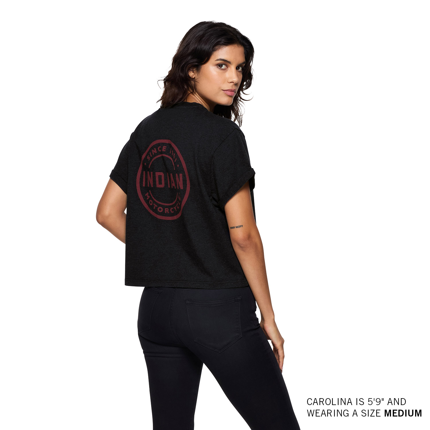theredthread S circle open T-shirts ブラック Circle-Logo-t-shirt-