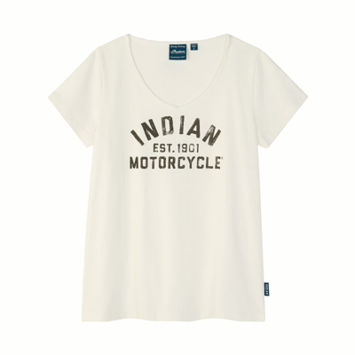 Women's EST. 1901 Block Printed T-Shirt, White