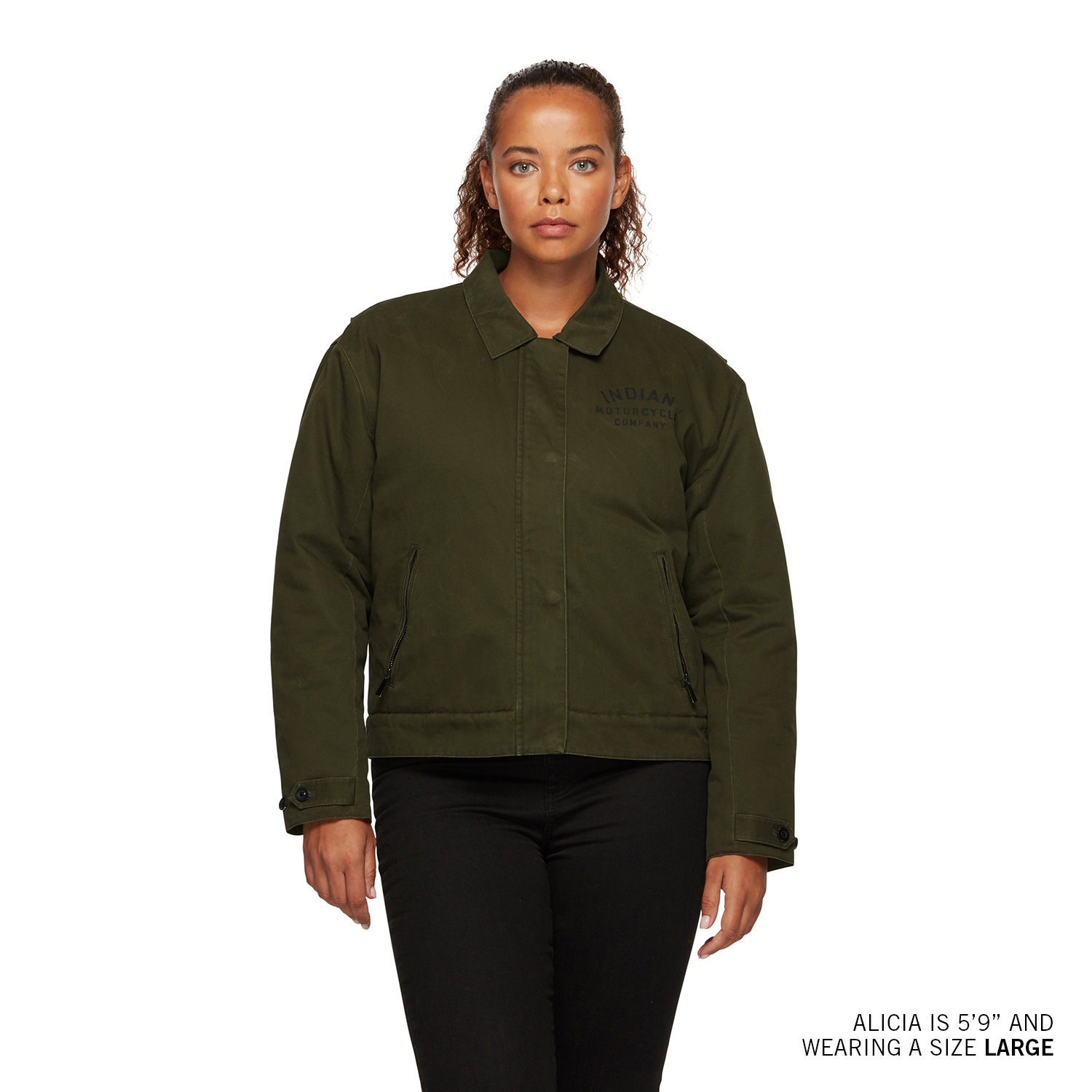 Women's Bobbi Jacket, Dark Green | Indian Motorcycle