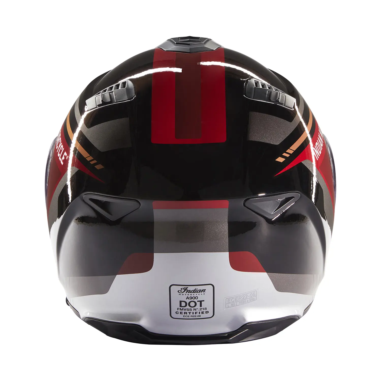 ama motorcycle helmets ILM Vintage Full Face Motorcycle Helmets Model Z502 Patriotic Flag / Large