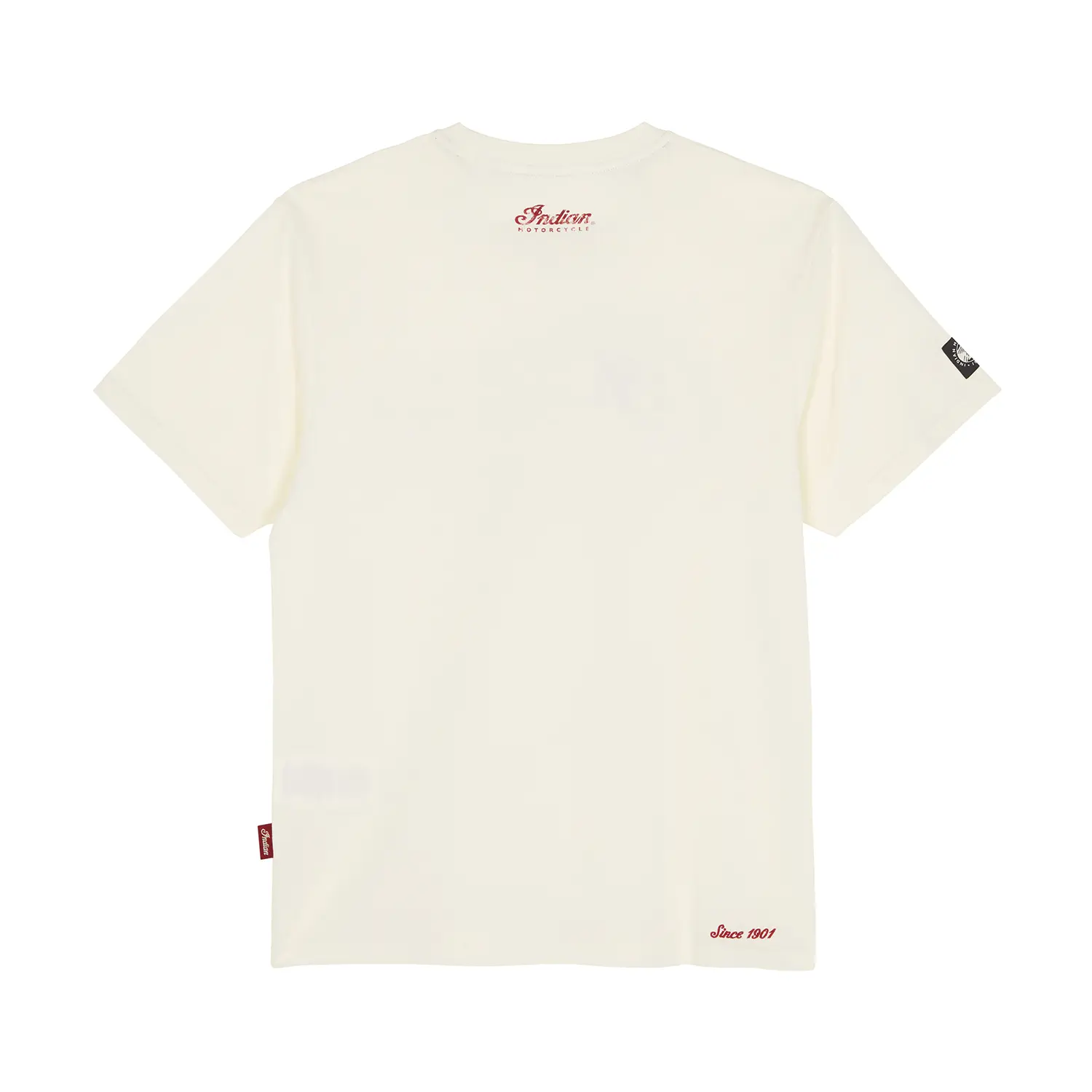 Men's USA Script Logo T-Shirt, White | Indian Motorcycle