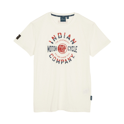 Legendäres T-Shirt für Herren mit Kreis, Weiß