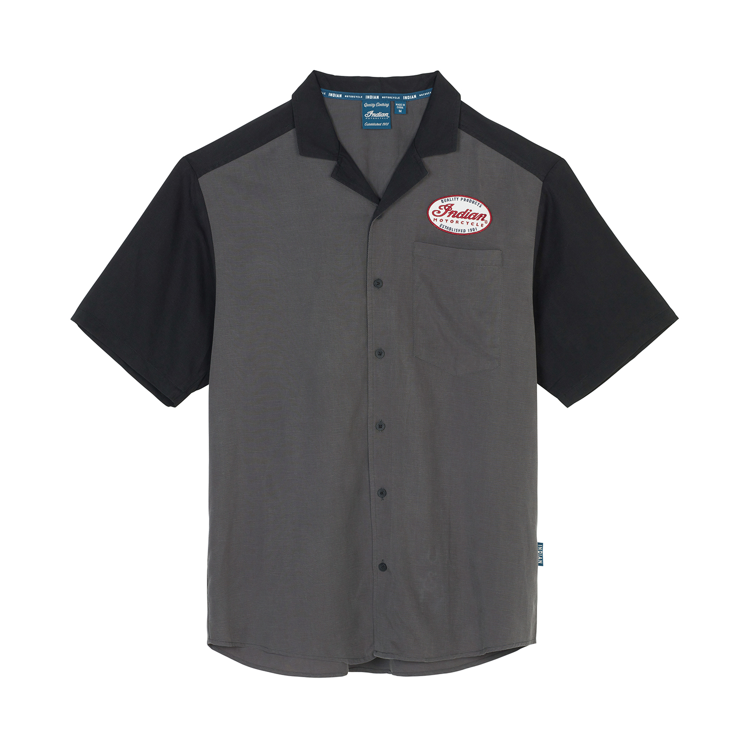 THERE INDIAN シャツ　43 2864782_mens-garage-shirt-gray