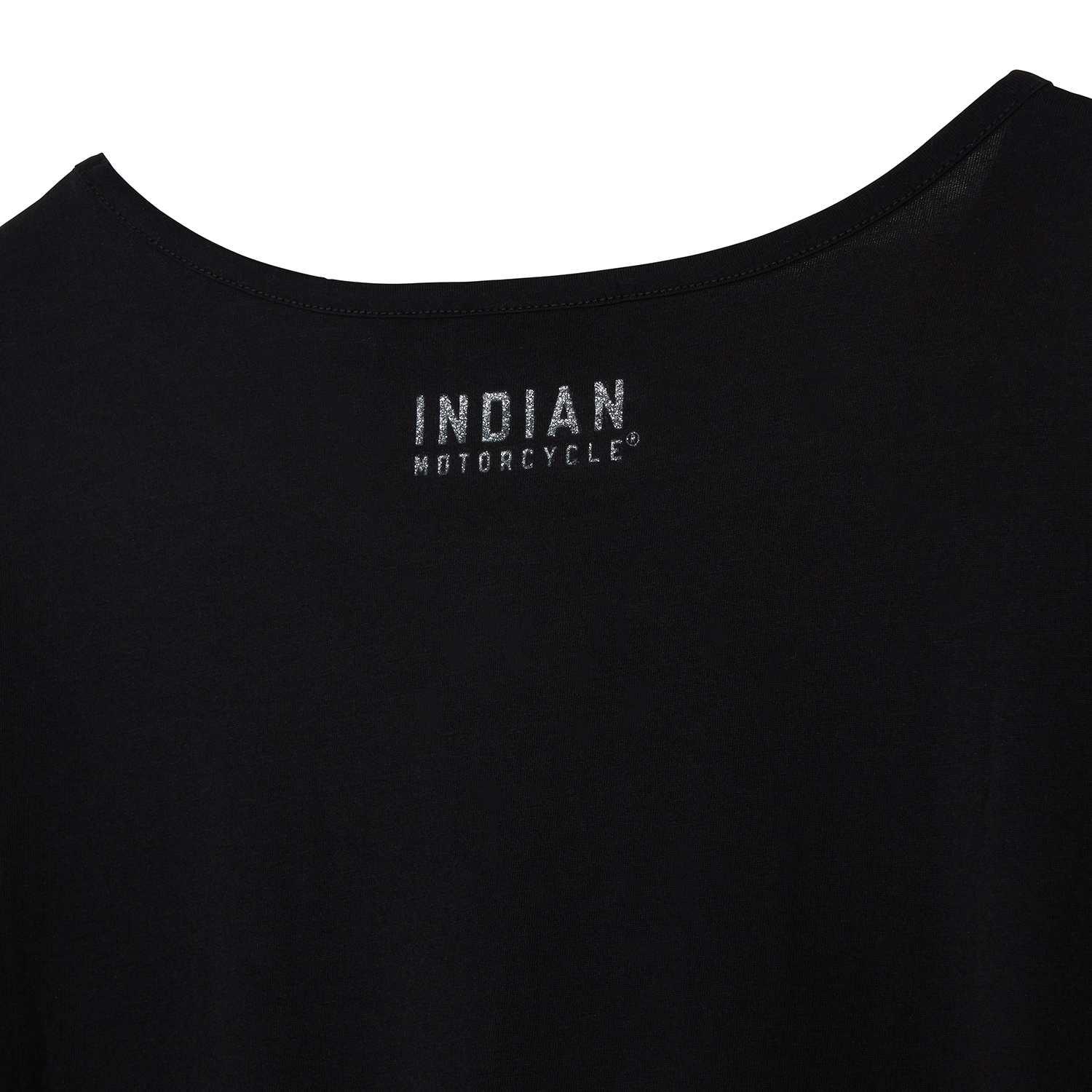 Women's Block Logo Banded T-Shirt, Black | Indian Motorcycle