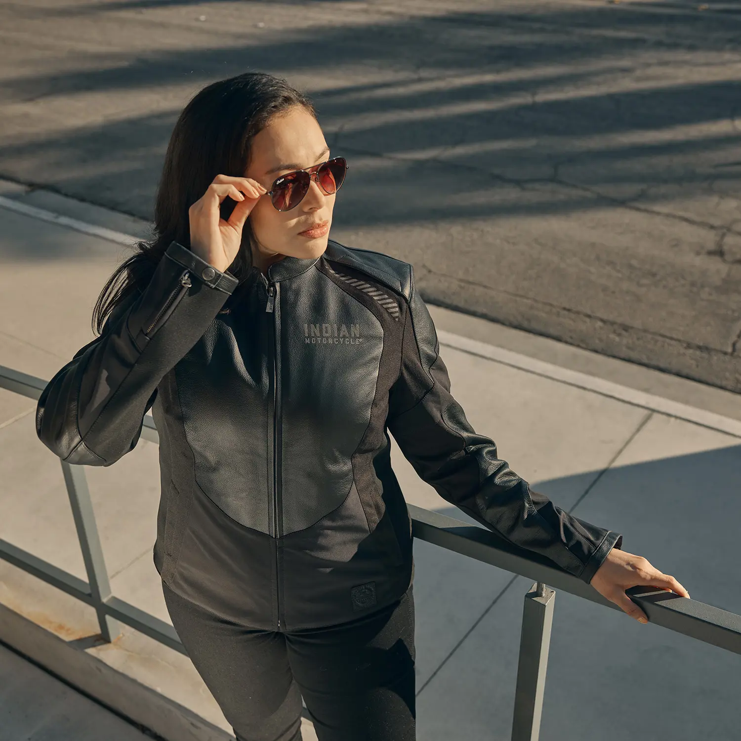 Indian Motorcycle Women's Stanton Jacket, Black