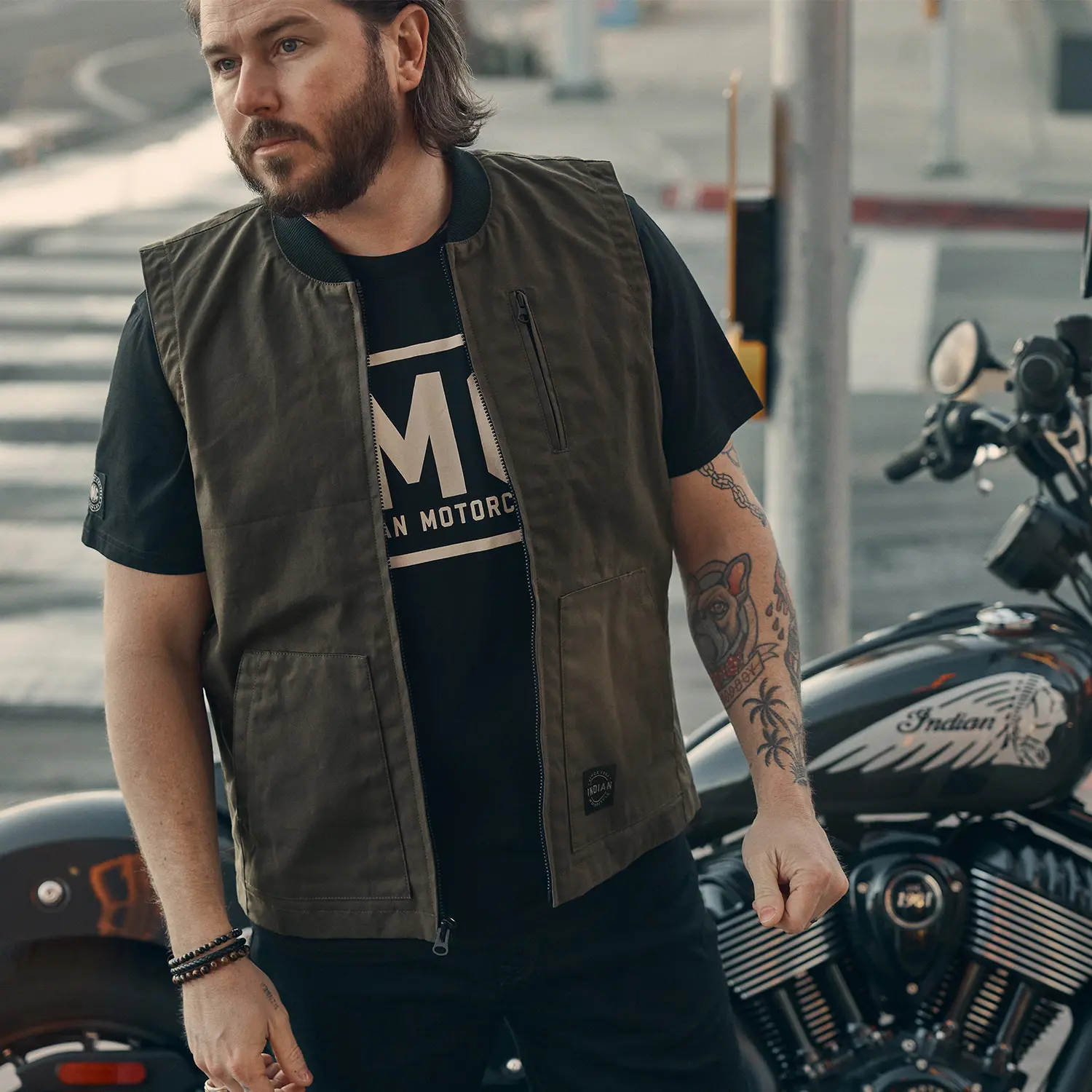 東京インディアンズ Tokyo Indians Racing Vest M 東京インディアンズ 