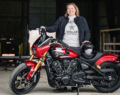 Amy McDonald - Indian Motorcycle Ambassador