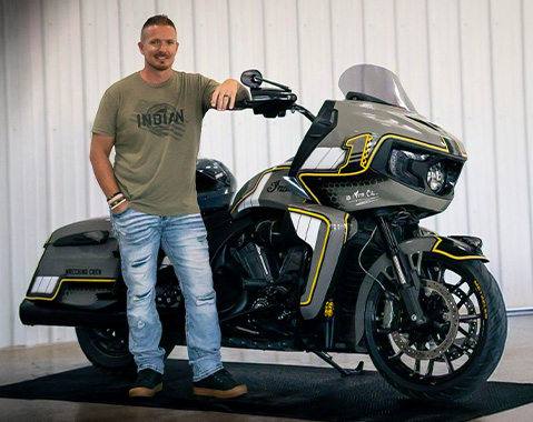 Calvin Craner, embajador de Indian Motorcycle