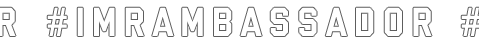 #IMRAMBASSADOR