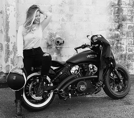 Courtney Delaney - Indian Motorcycle Ambassador