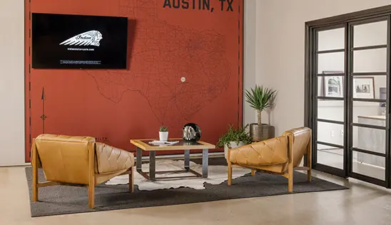 Indian Motorcycle dealer media room