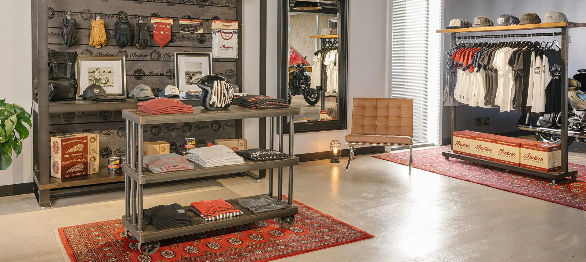 Indian Motorcycle sales floor