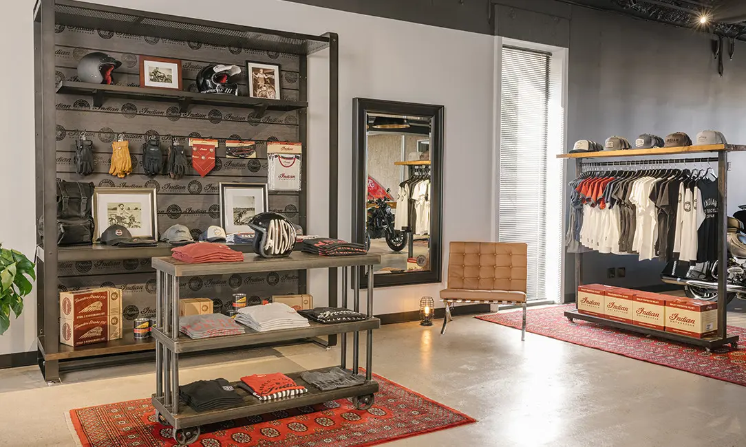 Indian Motorcycle sales floor